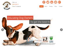 Tablet Screenshot of muckyhounddogtraining.com
